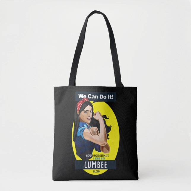 Bolsa Tote Mulher indígena nativa americana nativa jamais com (Frente)