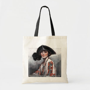 Bolsa Tote Mulher na blusa bordada