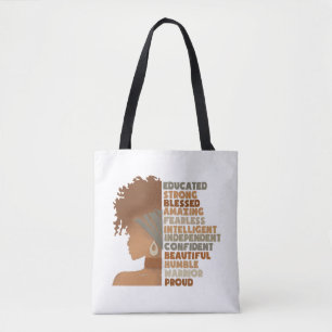 Bolsa Tote Mulher Negra Afro Girl