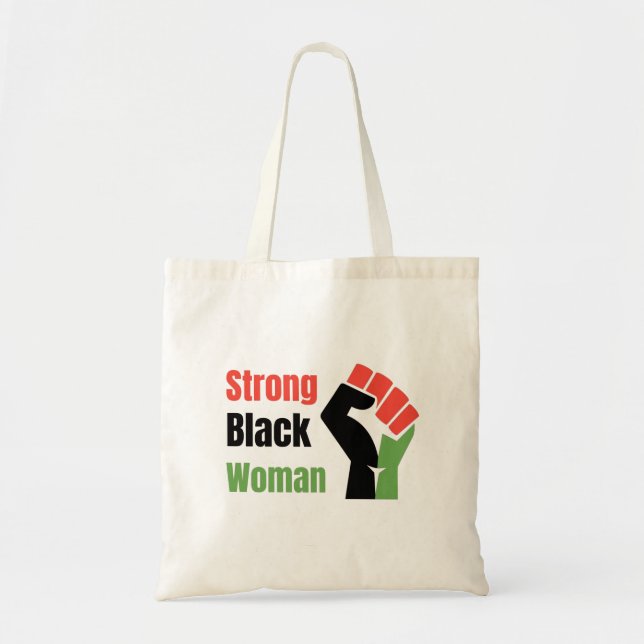 Bolsa Tote Mulher Negra Forte (Frente)