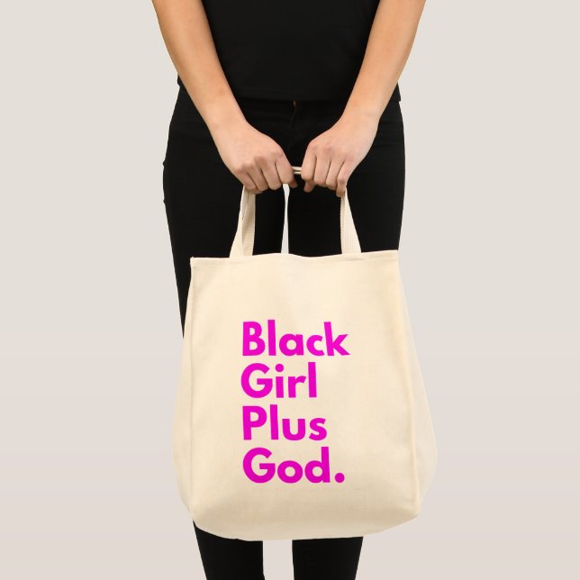 BOLSA TOTE MULHER NEGRA MAIS DEUS (Frente (produto))