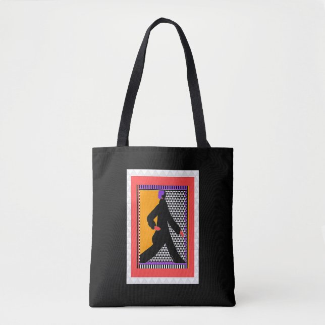 Bolsa Tote Mulher Passeando Preta  (Frente)