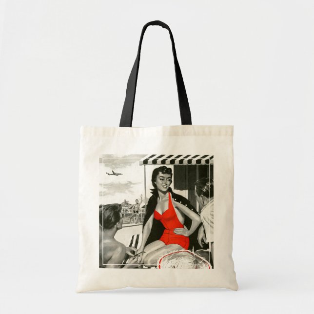 Bolsa Tote Mulher Quente Vermelha (Frente)
