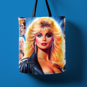 Bolsa Tote Mulher Retrowave dos Anos 80