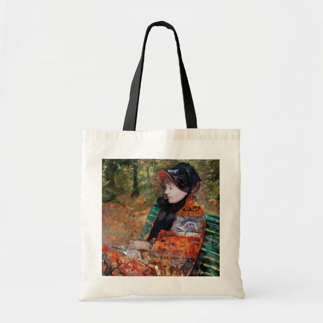 Bolsa Tote Mulher sentada no banco, Mary Cassatt (Frente)