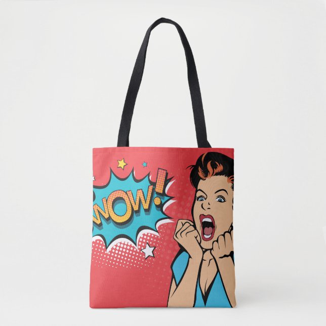 Bolsa Tote Mulher surpreendida (Frente)