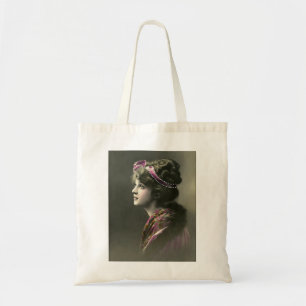 Bolsa Tote mulher vitoriosa expressão esperançosa