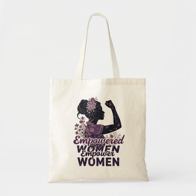 Bolsa Tote Mulheres capacitadas empoderam mulheres (Frente)