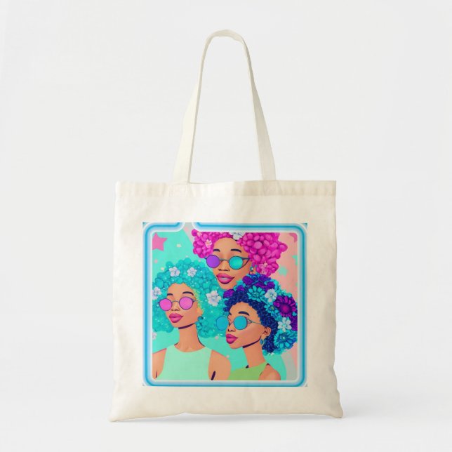 Bolsa Tote Mulheres com Flores Saco de Tote (Frente)