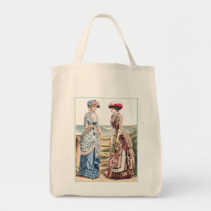 Bolsa Tote Mulheres do Victorian na sacola do vintage da