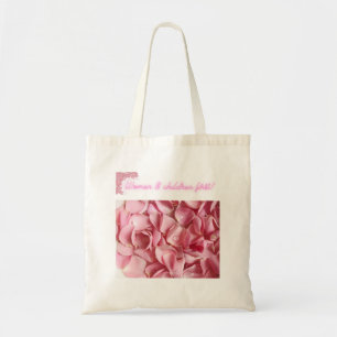 Bolsa Tote Mulheres e crianças primeiro! Tote Bag