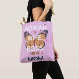Bolsa Tote Mulheres, esposa, chefe, super-mãe