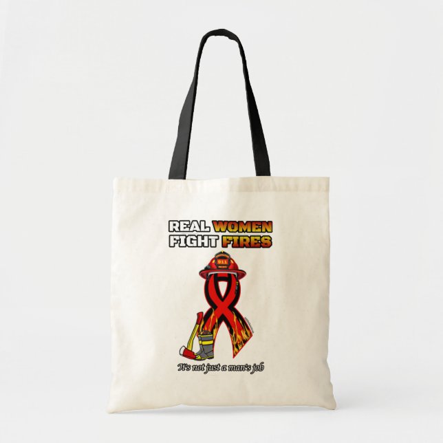 BOLSA TOTE MULHERES REAIS LUTAM CONTRA INCÊNDIOS (Frente)