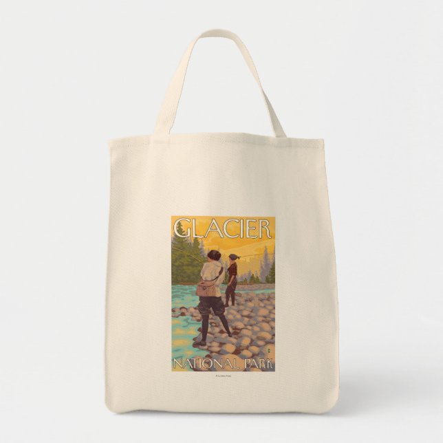 Bolsa Tote Mulheres voam - Parque Nacional Glacier, MT (Frente)