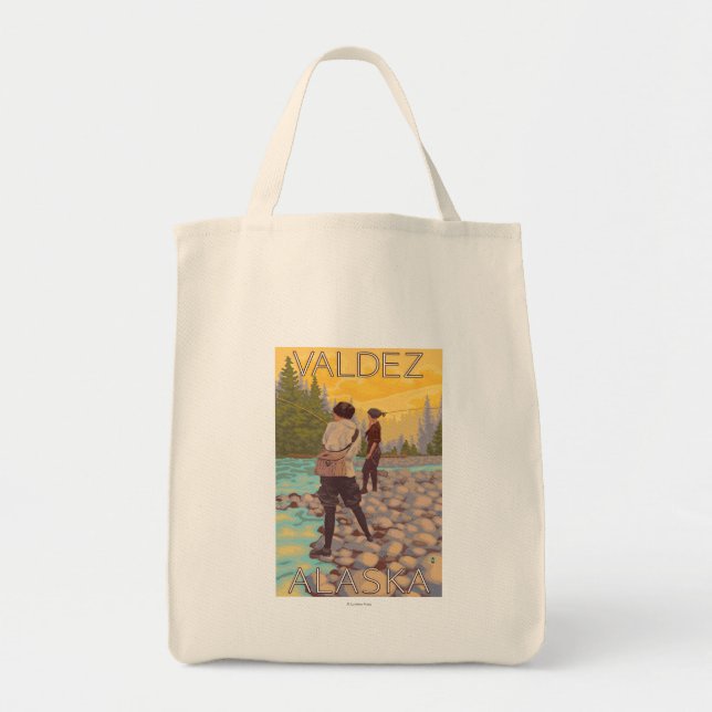 Bolsa Tote Mulheres voam - Valdez, Alasca (Frente)