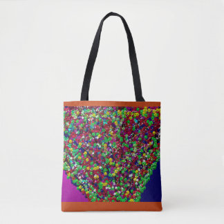Bolsa Tote Multicolored Tree Between Worlds