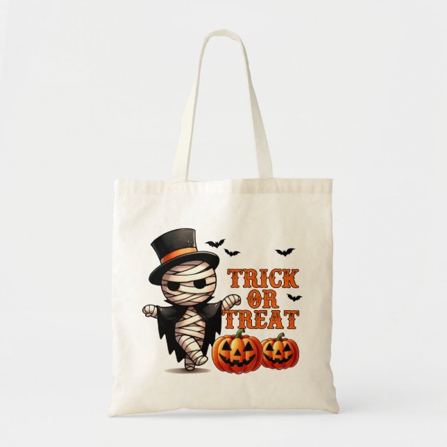 Bolsa Tote Mummy Madness Trick ou Treine Bag (Frente)