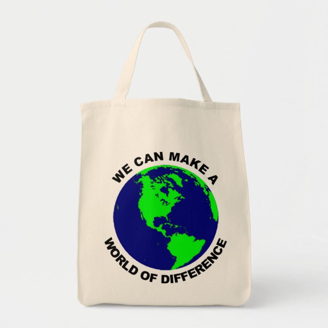 Bolsa Tote Mundo da Diferença (Frente)