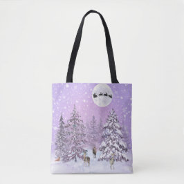 Bolsa Tote mundo de inverno