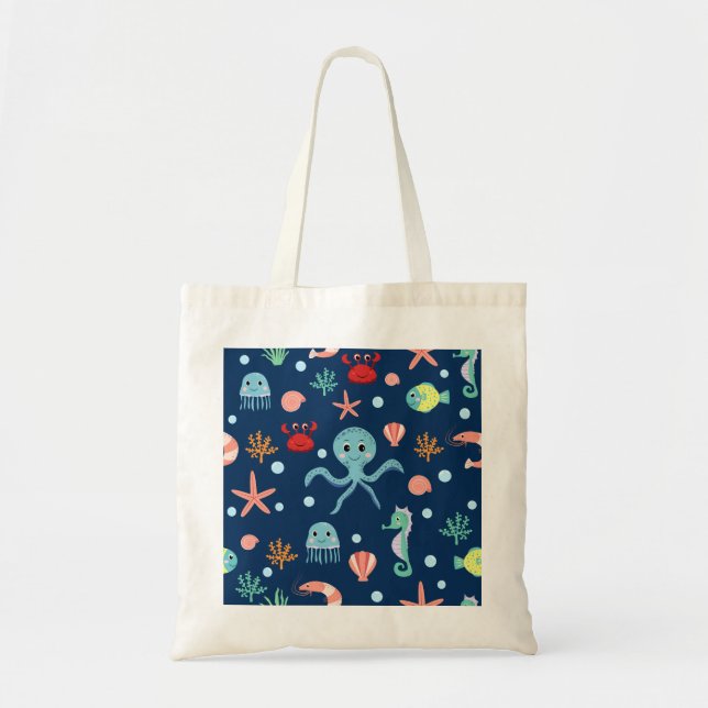 Bolsa Tote Mundo do Mar (Frente)