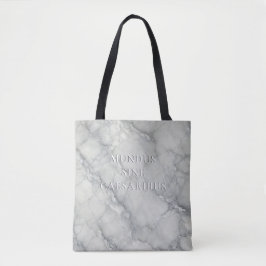 Bolsa Tote "Mundus Sine Caesaribus" Marble
