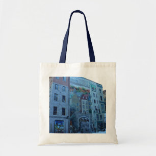 Bolsa Tote Mural em Cidade Velha de Quebec, Quebec, Canadá
