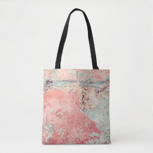 Bolsa Tote Muro de betão texturizado velho com defeitos natur