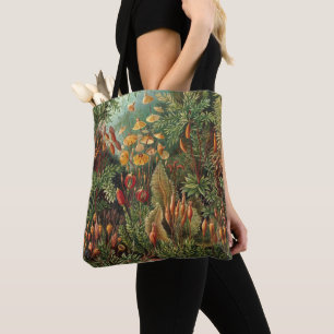 Bolsa Tote Muscinae Vintage, Plantas de Musgo por Ernst Haeck