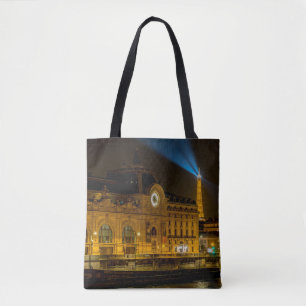 Bolsa Tote Musée d'Orsay em Paris à noite