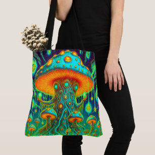 Bolsa Tote Mushroom Art