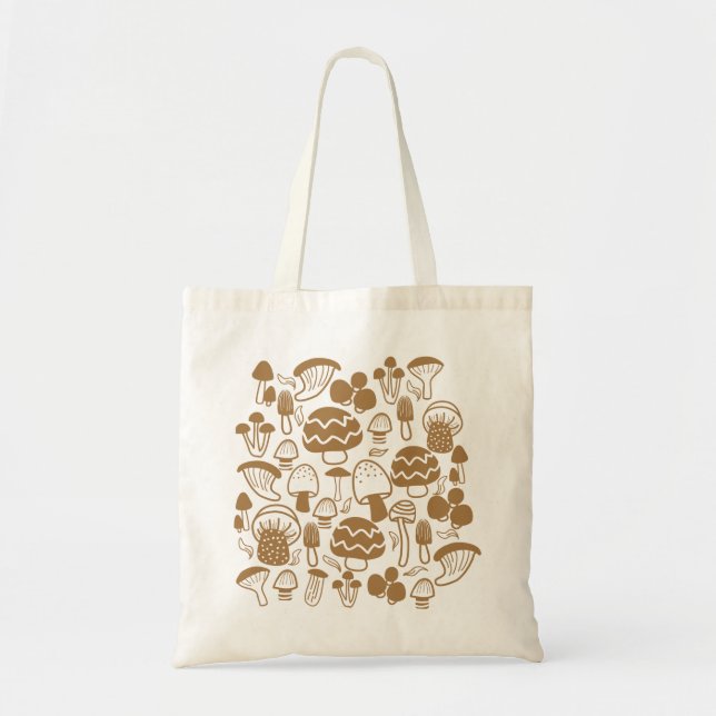Bolsa Tote Mushroom Brown (Frente)
