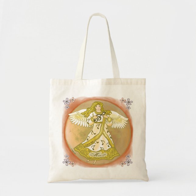 Bolsa Tote Music Christian Angel (Frente)