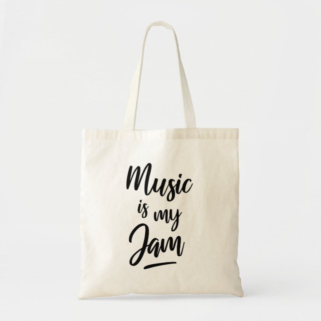 Bolsa Tote Music is life (Frente)