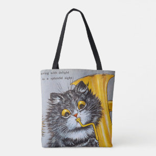 Bolsa Tote Música Adorando Gatos, Louis Wain