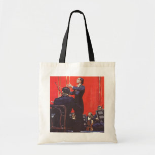 Bolsa Tote Música Antiga, Regendo uma Orquestra