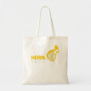 Bolsa Tote Música Chifre Francesa Come Horn Sleep Repetir4