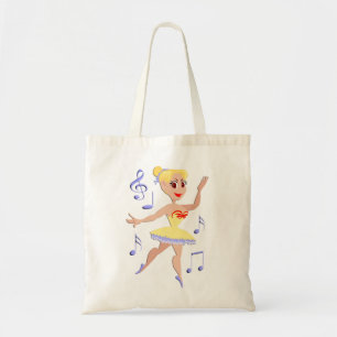 Bolsa Tote Música do balé da bailarina