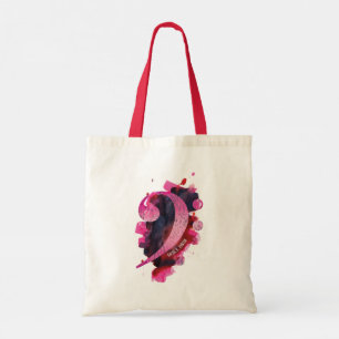 Bolsa Tote Música do Funcionarios Grand Pink Bonito