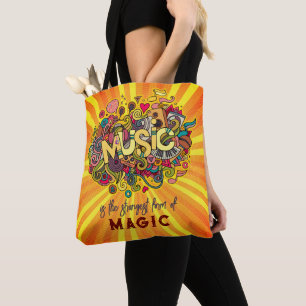 Bolsa Tote MÚSICA é a forma mais forte de Mágica