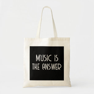 Bolsa Tote Música É A Resposta Da Música