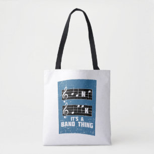 Bolsa Tote Música - É Uma Coisa de Banda