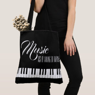 Bolsa Tote Música É Uma Coisa De Beleza