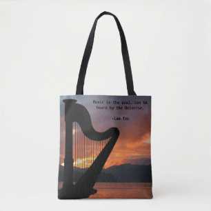 Bolsa Tote Música na sacola da alma