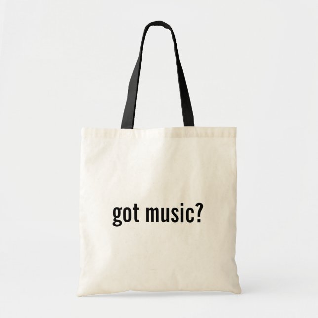 Bolsa Tote música obtida? (Frente)