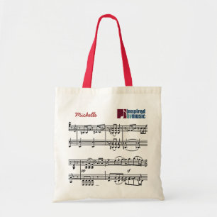 Bolsa Tote música personalizada inspirada