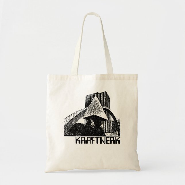 Bolsa Tote Música Retro Eletrônica Kraftwerk Music Graphi (Frente)