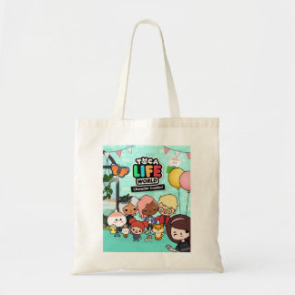 Bolsa Tote Música Retro Manga Toca Boca Anime Gif Gráfico Cut