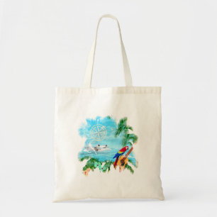 Bolsa Tote Música tropical de praia
