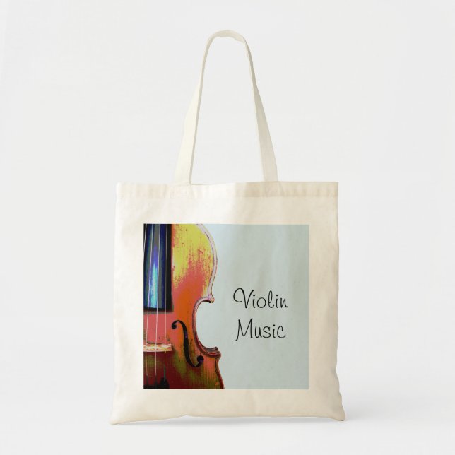 Bolsa Tote Música Violin Orchestra (Frente)