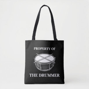 Bolsa Tote Músico de Drummer do Rock & Roll Snare Drum Drumst